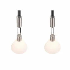 Suspension Trio STANLEY Nickel mat, 2 lumières