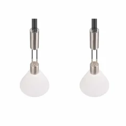 Suspension Trio STANLEY Nickel mat, 2 lumières