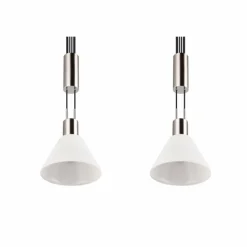 Suspension Trio STANLEY Nickel mat, 2 lumières