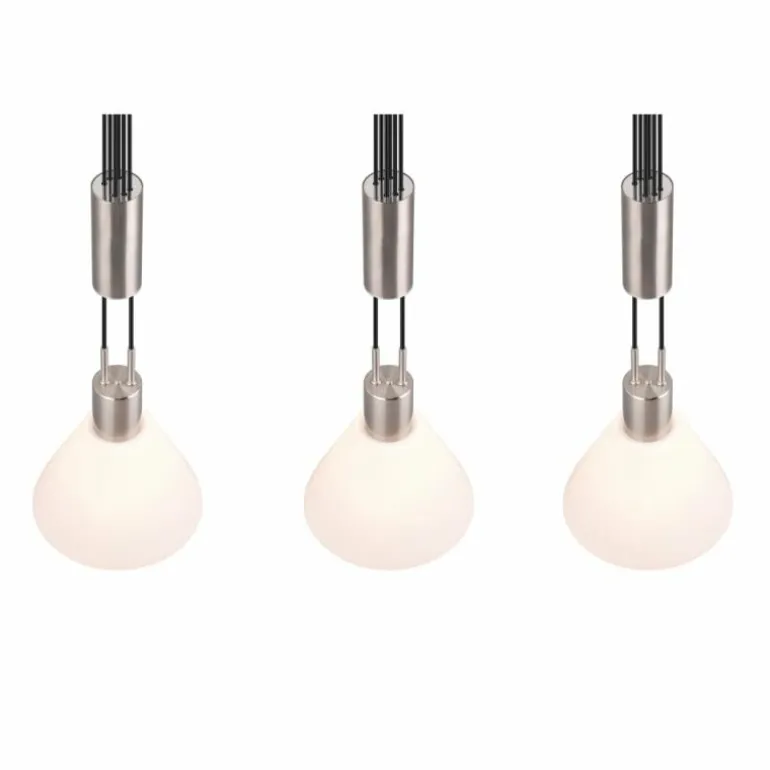 Suspension Trio STANLEY Nickel mat, 3 lumières
