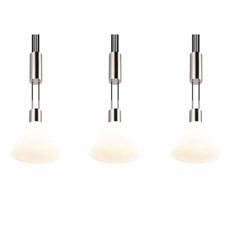 Suspension Trio STANLEY Nickel mat, 3 lumières