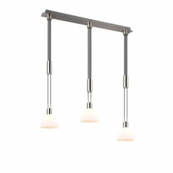 Suspension Trio STANLEY Nickel mat, 3 lumières