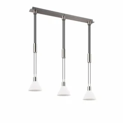 Suspension Trio STANLEY Nickel mat, 3 lumières