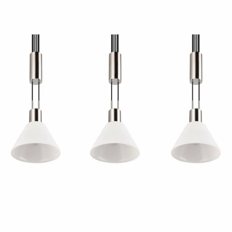 Suspension Trio STANLEY Nickel mat, 3 lumières
