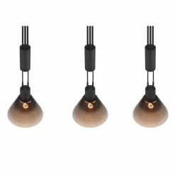 Suspension Trio STANLEY Noir, 3 lumières