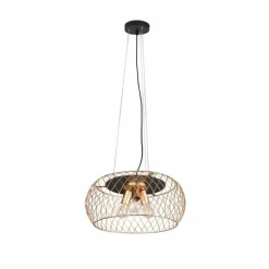 Suspension Trio Tamil Noir, 3 lumières