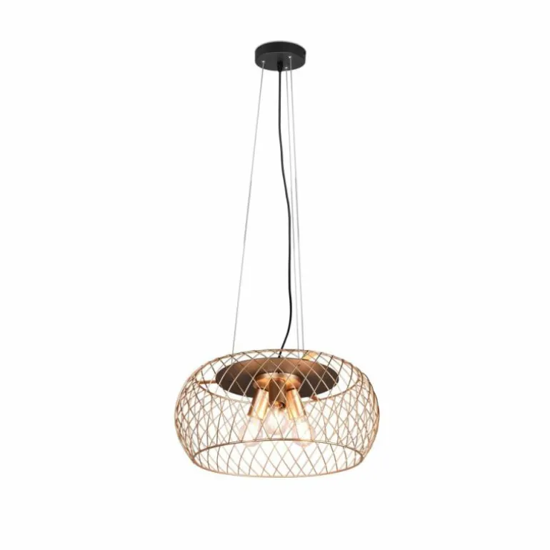 Suspension Trio Tamil Noir, 3 lumières