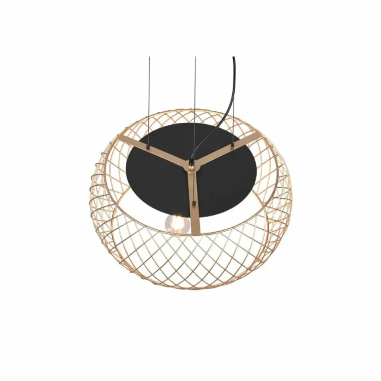 Suspension Trio Tamil Noir, 3 lumières