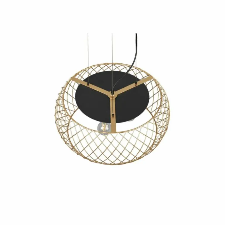 Suspension Trio Tamil Noir, 3 lumières