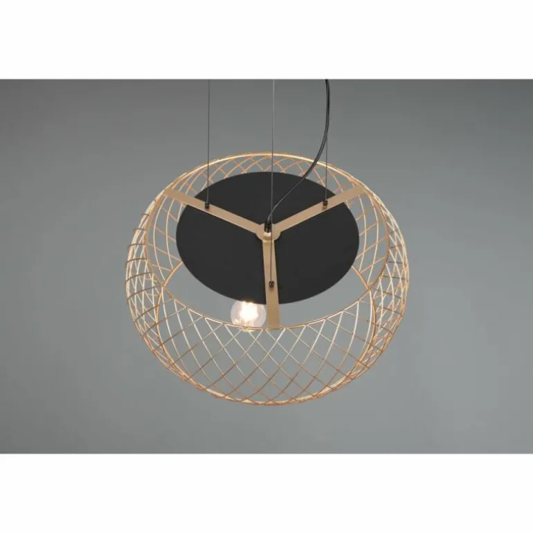 Suspension Trio Tamil Noir, 3 lumières