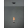 Suspension Trio Tosh LED Noir, 1 lumière
