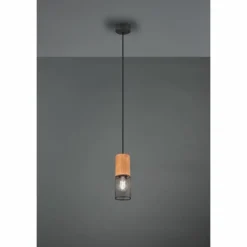 Suspension Trio Tosh LED Noir, 1 lumière