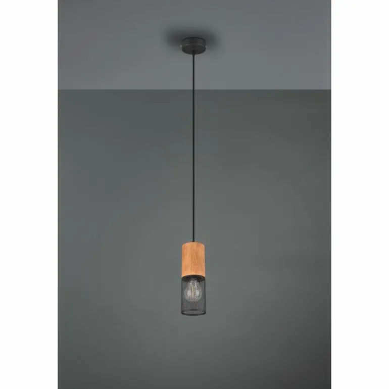 Suspension Trio Tosh LED Noir, 1 lumière