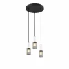 Suspension Trio TOSH Noir, 3 lumières