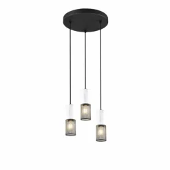 Suspension Trio TOSH Noir, 3 lumières