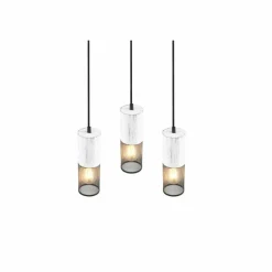 Suspension Trio TOSH Noir, 3 lumières