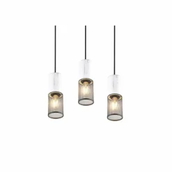 Suspension Trio TOSH Noir, 3 lumières