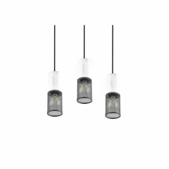 Suspension Trio TOSH Noir, 3 lumières