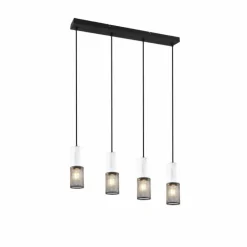 Suspension Trio TOSH Noir, 4 lumières
