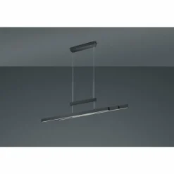 Suspension Trio Trajan LED Noir, 3 lumières