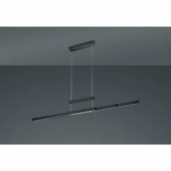 Suspension Trio Trajan LED Noir, 3 lumières