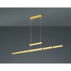 Suspension Trio Trajan LED Laiton, 3 lumières