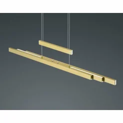 Suspension Trio Trajan LED Laiton, 3 lumières