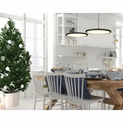 Suspension Trio Tray LED Noir, 1 lumière