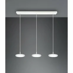 Suspension Trio Tray LED Blanc, 3 lumières