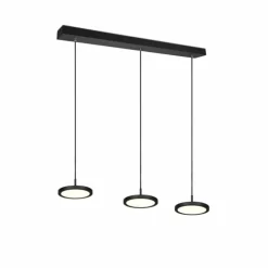 Suspension Trio Tray LED Noir, 3 lumières