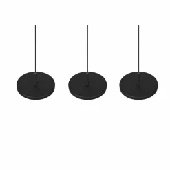 Suspension Trio Tray LED Noir, 3 lumières