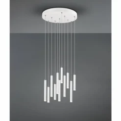 Suspension Trio Tubular LED Blanc, 11 lumières