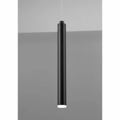 Suspension Trio Tubular LED Noir, 11 lumières