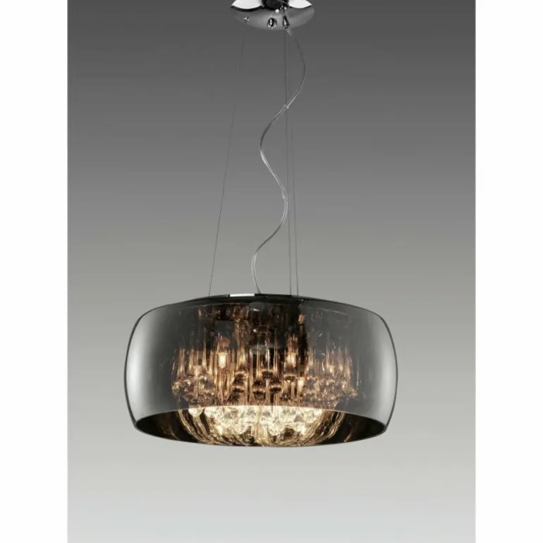 Suspension Trio VAPORE Chrome, 6 lumières