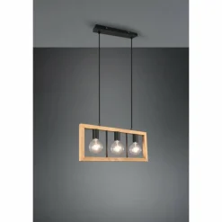 Suspension Trio-Leuchten Agra Noir, 3 lumières