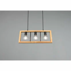 Suspension Trio-Leuchten Agra Noir, 3 lumières