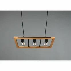 Suspension Trio-Leuchten Agra Noir, 3 lumières