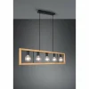 Suspension Trio-Leuchten Agra Noir, 5 lumières