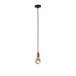 Suspension Trio-Leuchten Cord Cuivre, 1 lumière