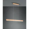 Suspension Trio-Leuchten Deacon LED Brun, 1 lumière
