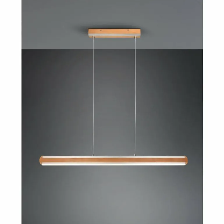 Suspension Trio-Leuchten Deacon LED Brun, 1 lumière