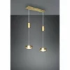 Suspension Trio-Leuchten Franklin LED Laiton, 2 lumières