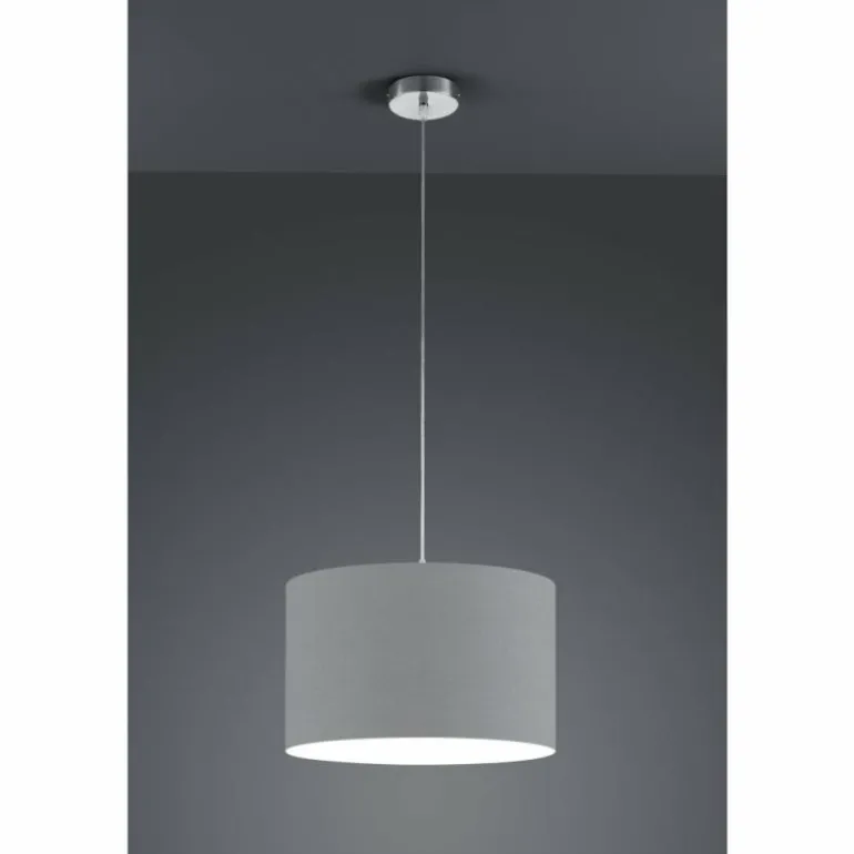 Suspension Trio-Leuchten Hotel Nickel mat, 1 lumière
