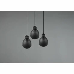 Suspension Trio-Leuchten Henley Noir, 3 lumières
