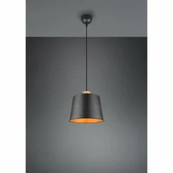 Suspension Trio-Leuchten Harris Noir, 1 lumière