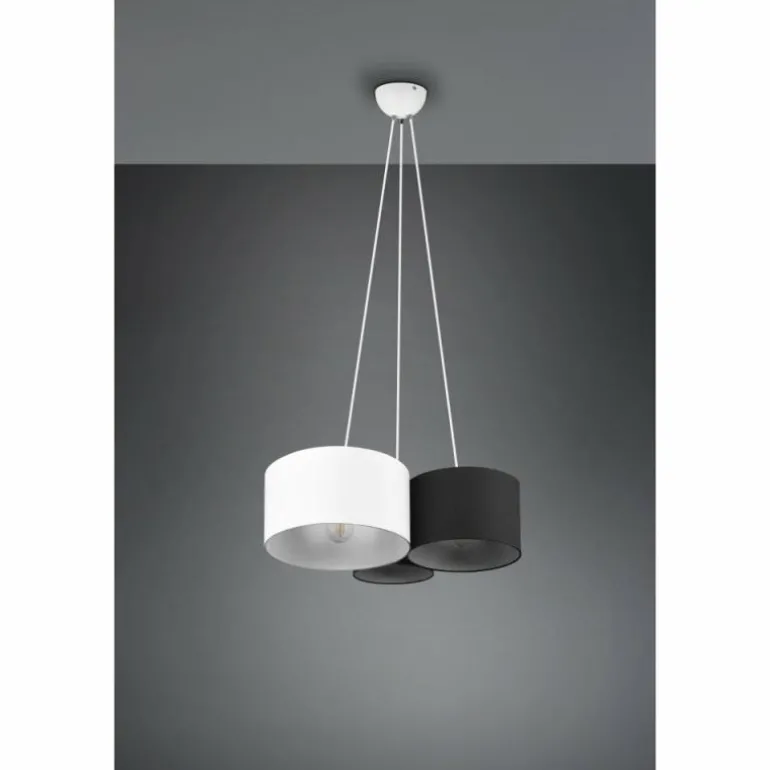 Suspension Trio-Leuchten Hotel Blanc, 3 lumières