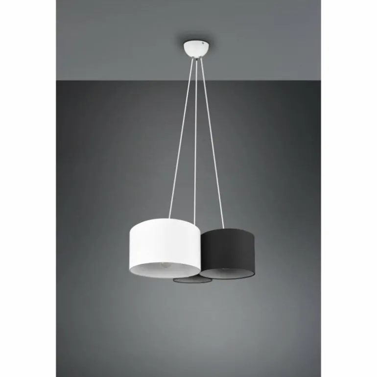 Suspension Trio-Leuchten Hotel Blanc, 3 lumières