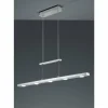 Suspension Trio-Leuchten Lacal LED Nickel mat, 7 lumières