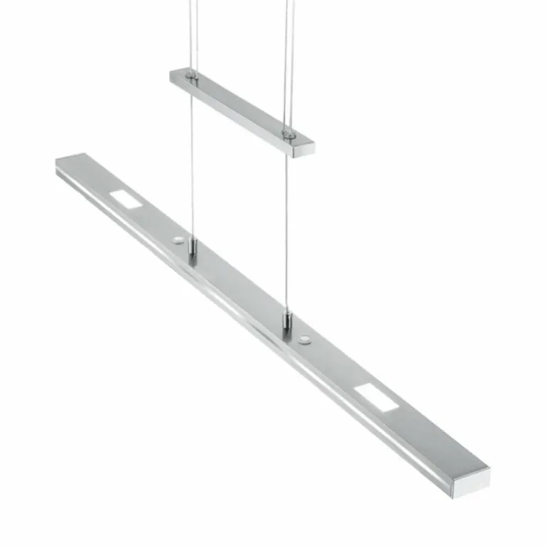 Suspension Trio-Leuchten Lacal LED Nickel mat, 7 lumières