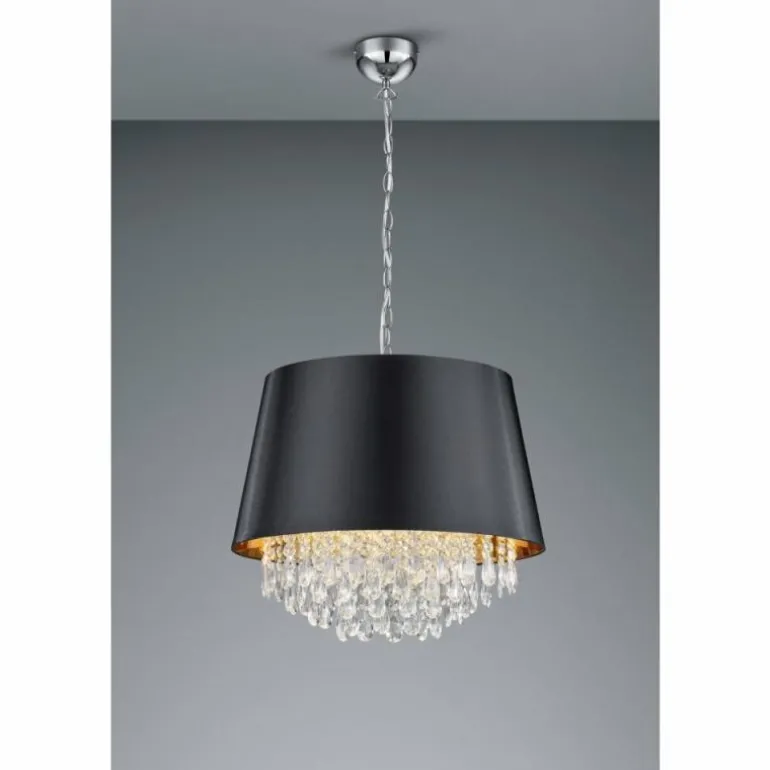 Suspension Trio-Leuchten Loreley Chrome, 3 lumières
